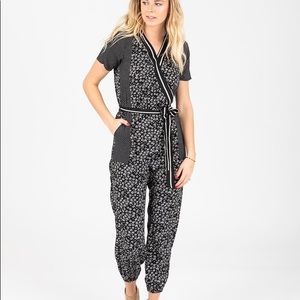 Piper & Scoot - The Keri Mixed Wrap Jumpsuit